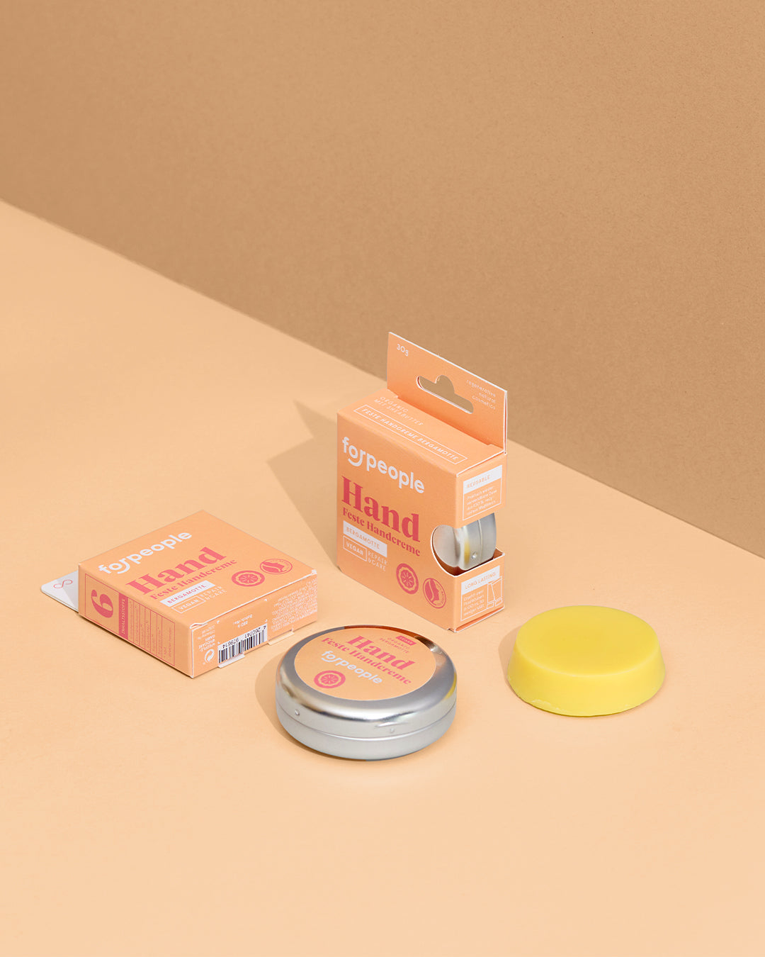 Feste vegane Handcreme - Bergamotte