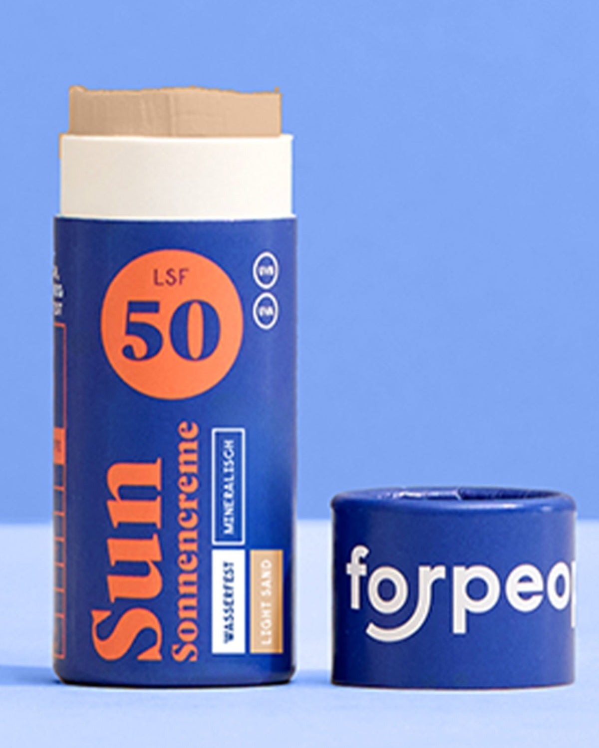Feste Sonnencreme LSF50 Mini - Farbe LIGHT SAND