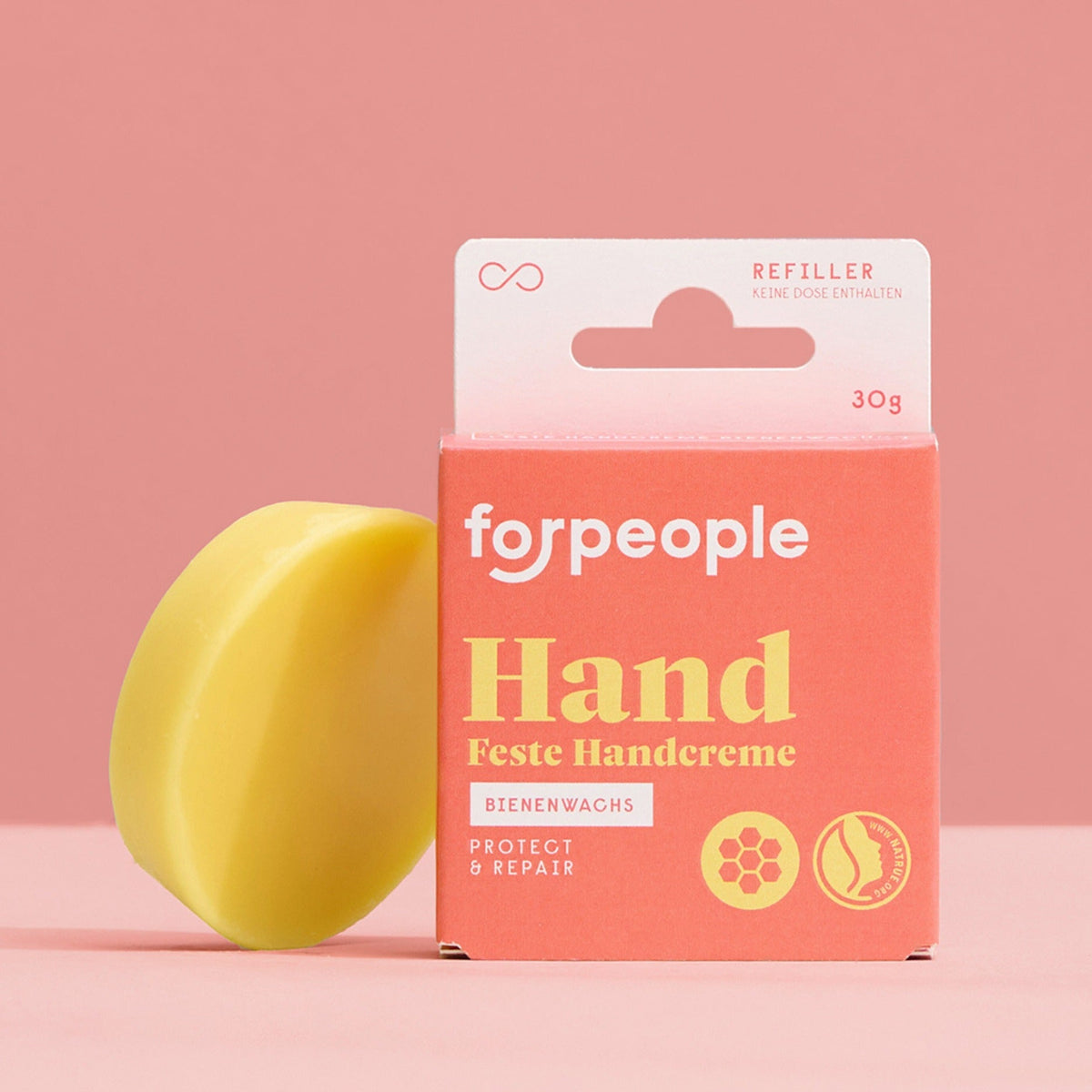 forpeople Feste Handcreme Refiller - Bienenwachs – Nachfüller