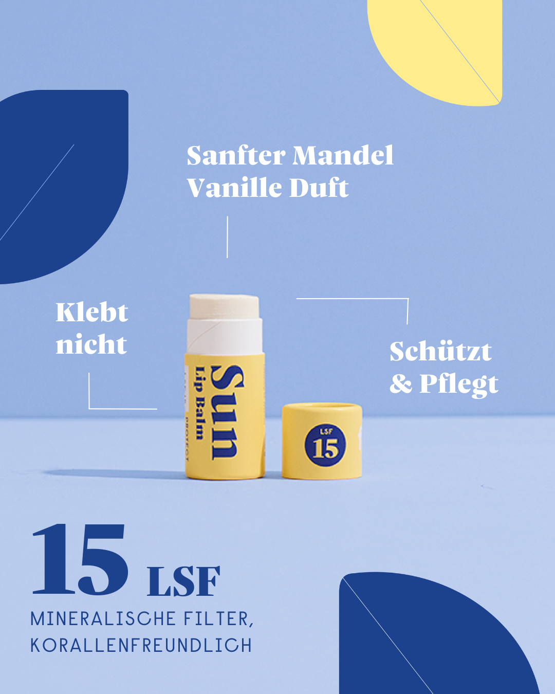 Lippenpflege - LSF15 Mandel & Vanille