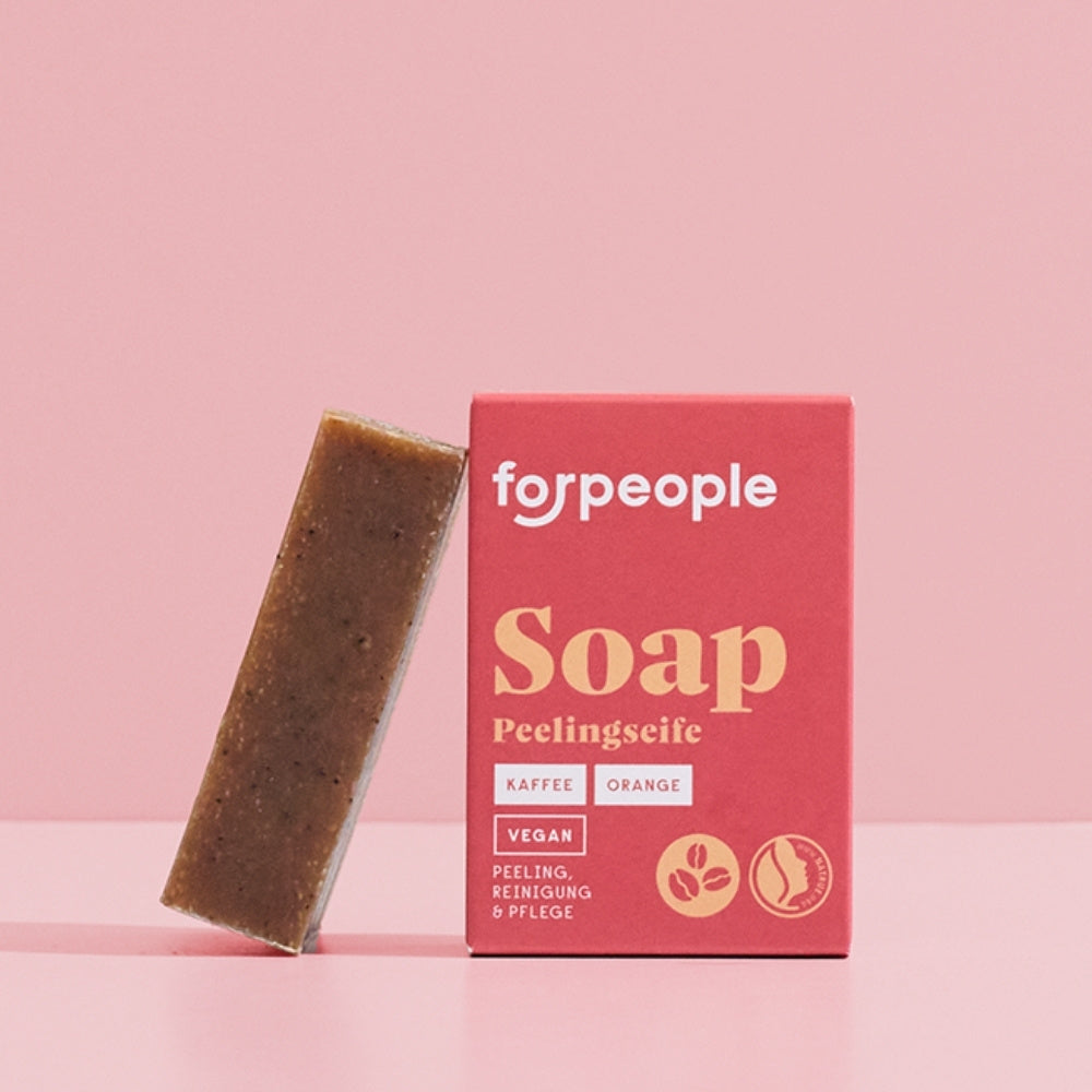forpeople Aloe Vera Seife mit Peeling - Kaffee & Orange – Ansicht 9