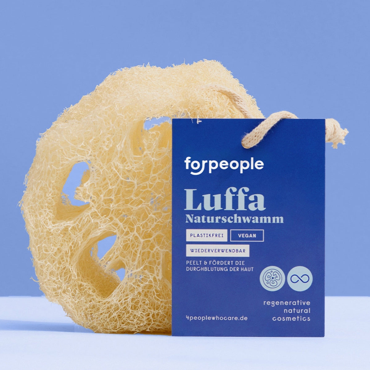 forpeople Luffa Duschschwamm - Reinigung & Peeling – Weitere Ansicht